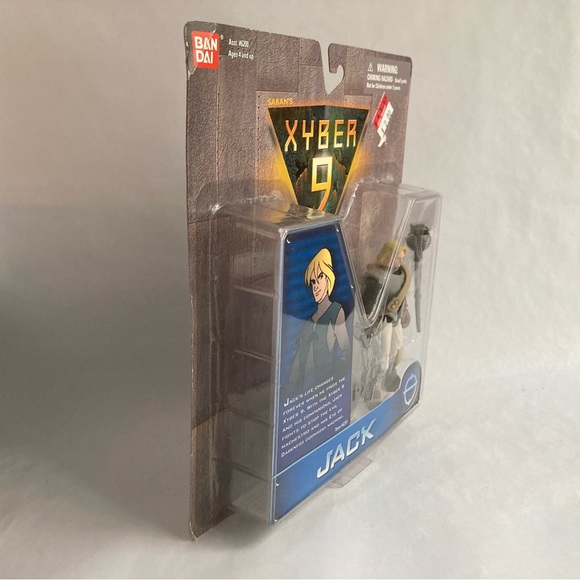 Bandai 1999 Xyber 9 New Dawn 4" Figures LOT OF 3: Jack, Anakonda, Willy - Picture 4 of 8